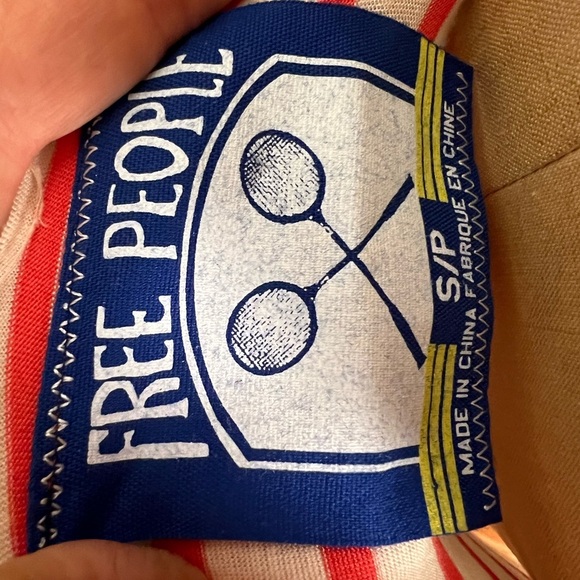 Free People women’s tunic sleeveless striped top small - Picture 6 of 7